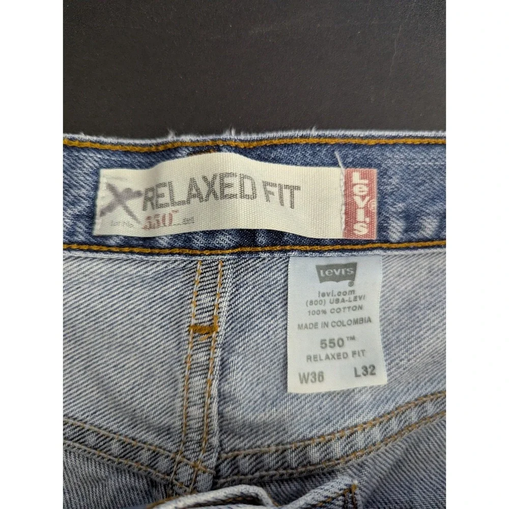 Vintage Levi's 550‎ Relaxed Fit Jeans Denim Pants Mens 36x32 Fits 34x31 Y2K